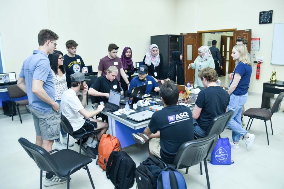 زيارة طلبة الهندسة من جامعة Mount Union