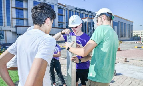 مشروع الهندسة العالمية بين جامعة العين وجامعة ماونت يونيون بعنوان 