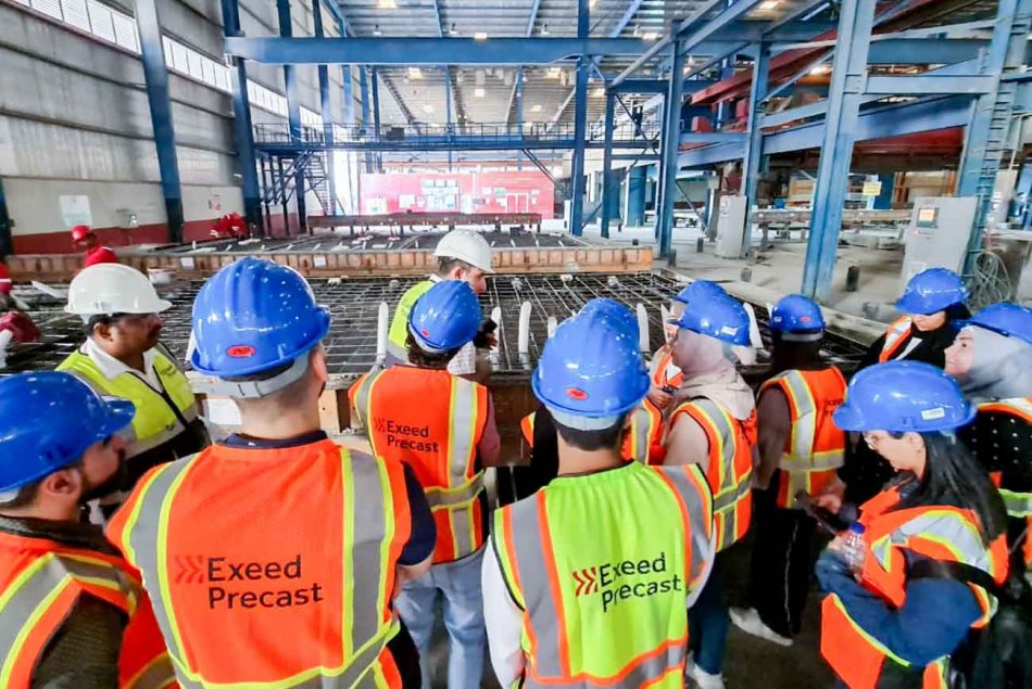 A Student’s Field trip to Exeed Precast