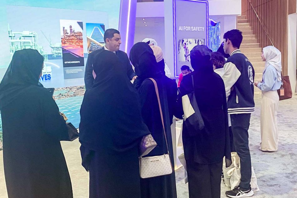 Student's visit to ADIPEC 2023