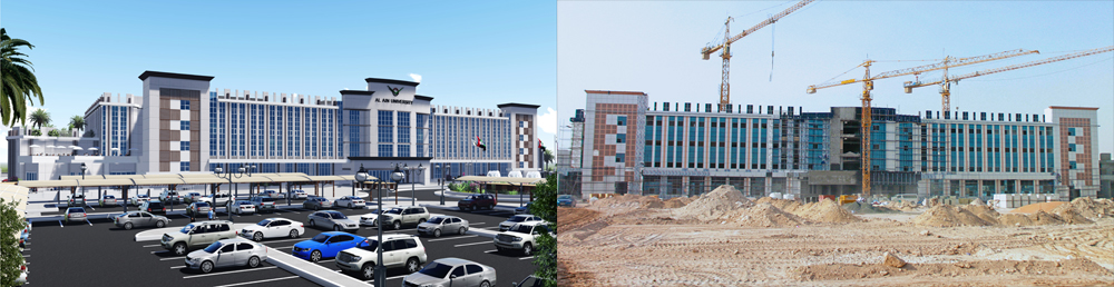 The new building in the city of Mohammed bin Zayed in Abu Dhabi is 75% complete and is expected to start receiving students in the new academic year